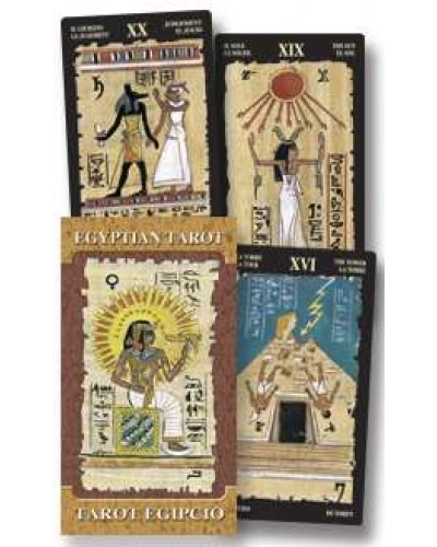 Egyptian Tarot Deck by Lo Scarabeo - Full Color Tarot Ancient Egypt ...