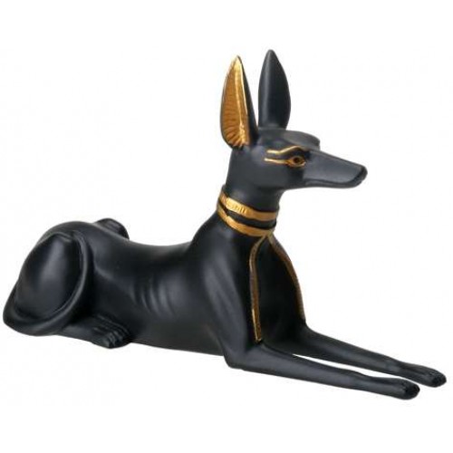 Anubis Jackal Dog 5 Inch Small Statue - Egyptian Gods