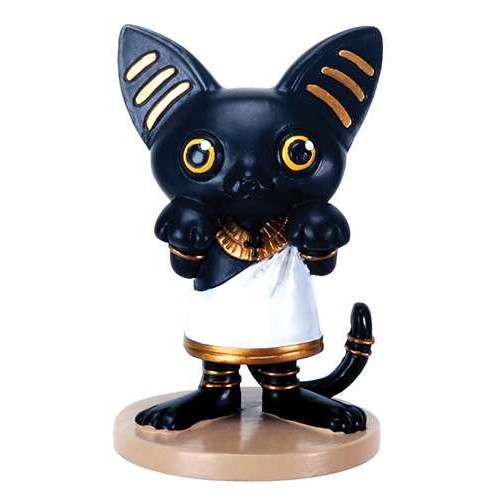 cat statue anime