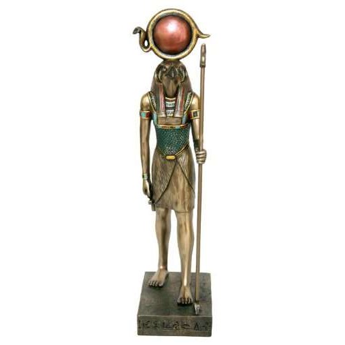 BRH-GST0041 - Vintage 2024 Granite Egyptian God Horus Statue for Décor