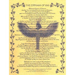 Goddess Isis Parchment Poster