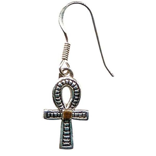 Egyptian hot sale ankh earrings